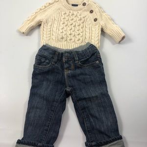* Gap sweater and Jeans